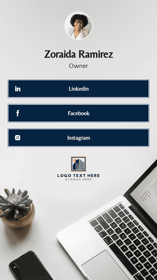 Administrative Assistant Digital Business Card