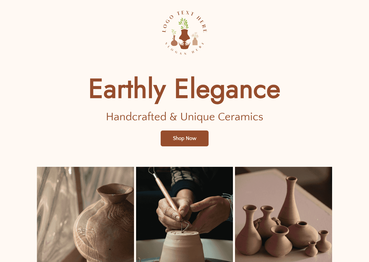 Ceramic Online Store Website