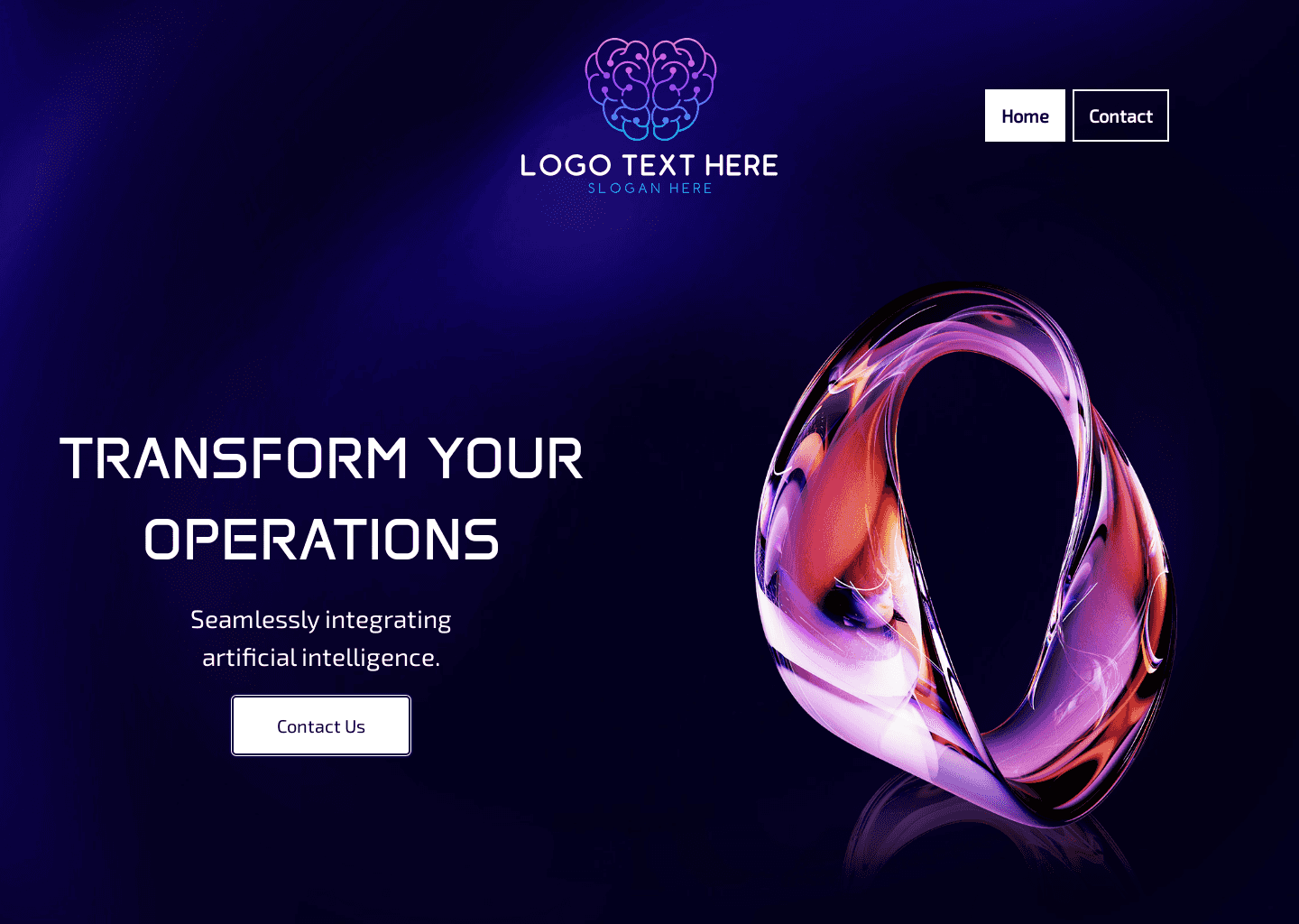 AI Digital Automation Website Preview