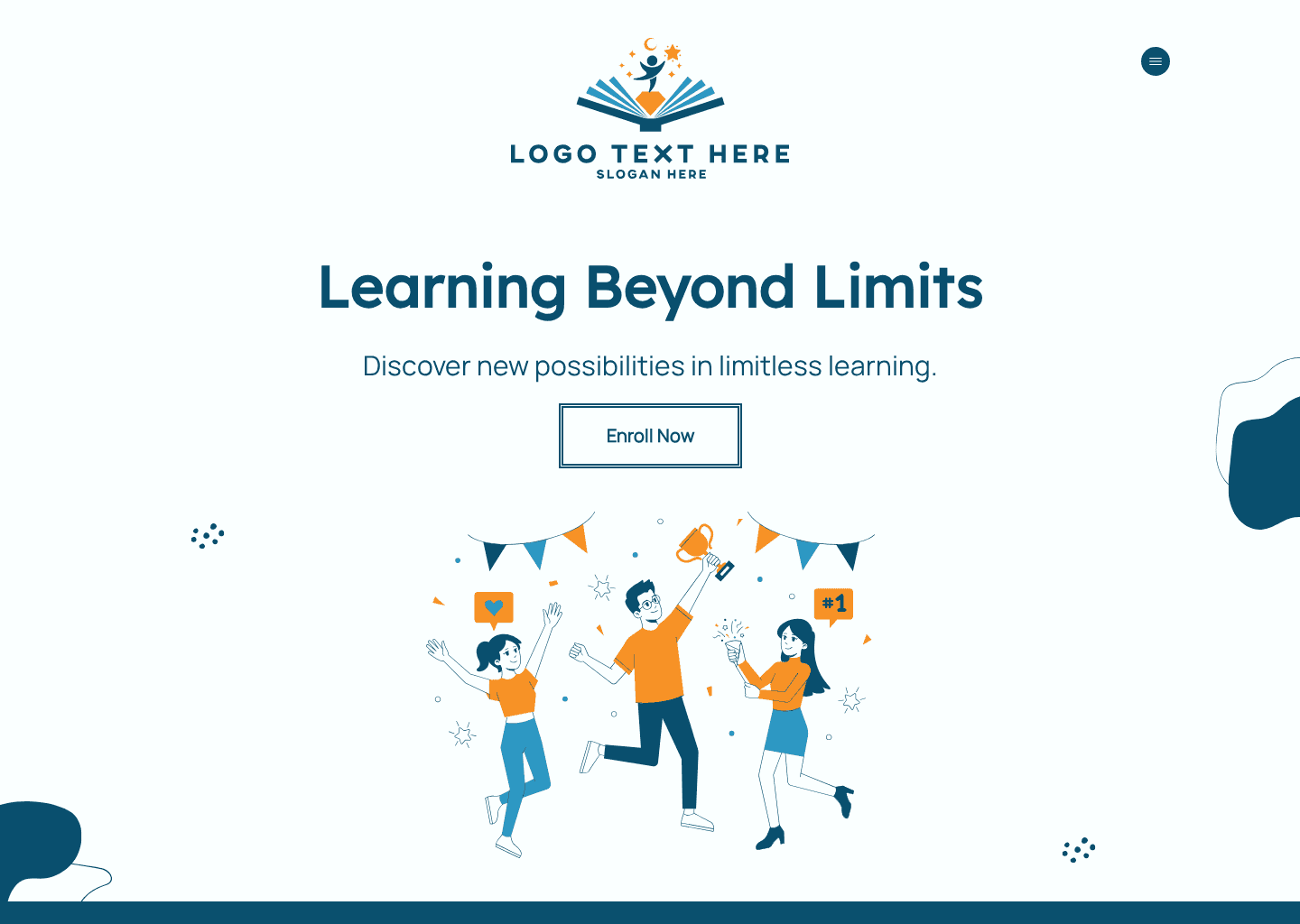 Distance Learning Education Website Preview