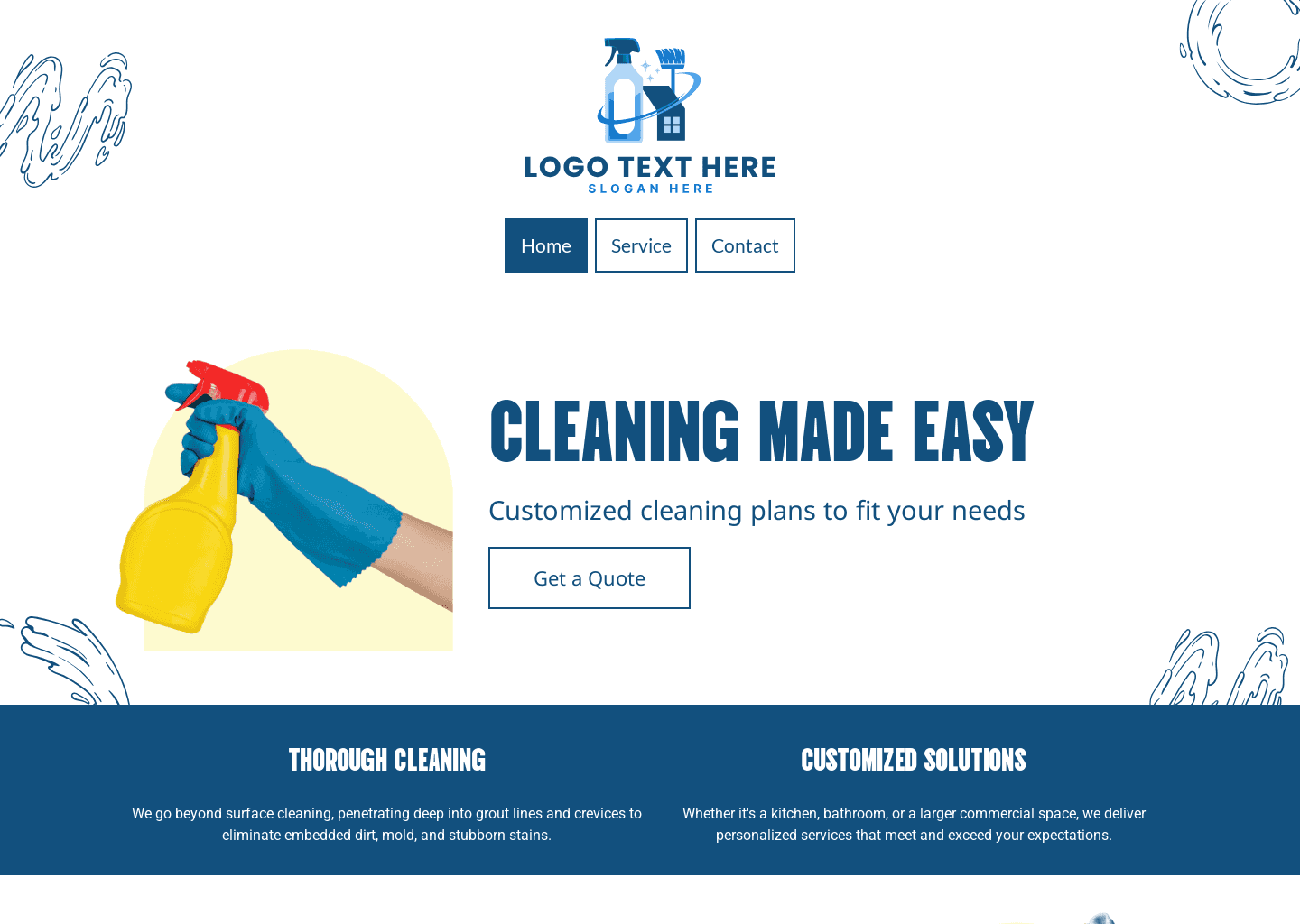 House Cleaning Professional Website Preview