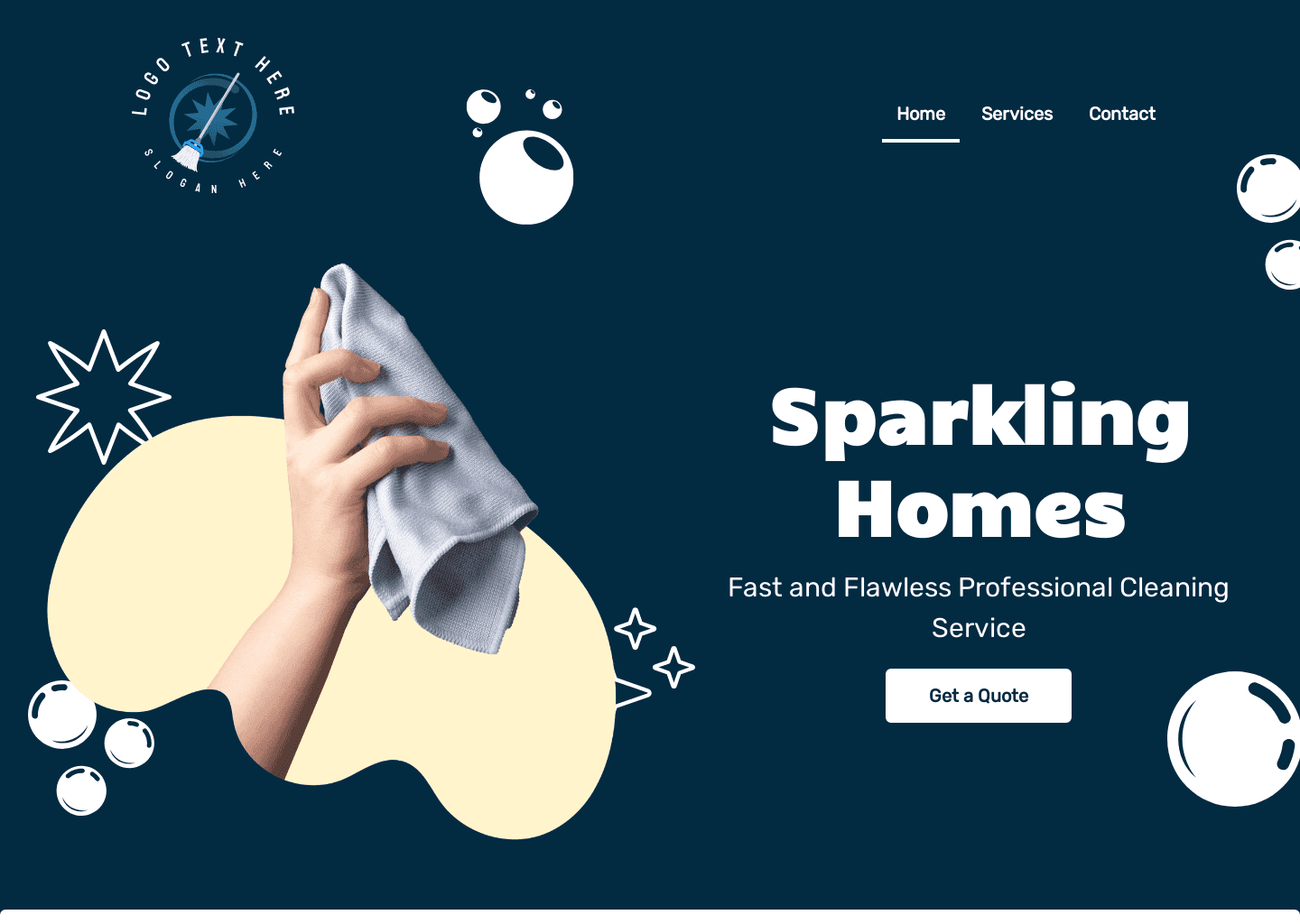 General Cleaning Service Website Preview
