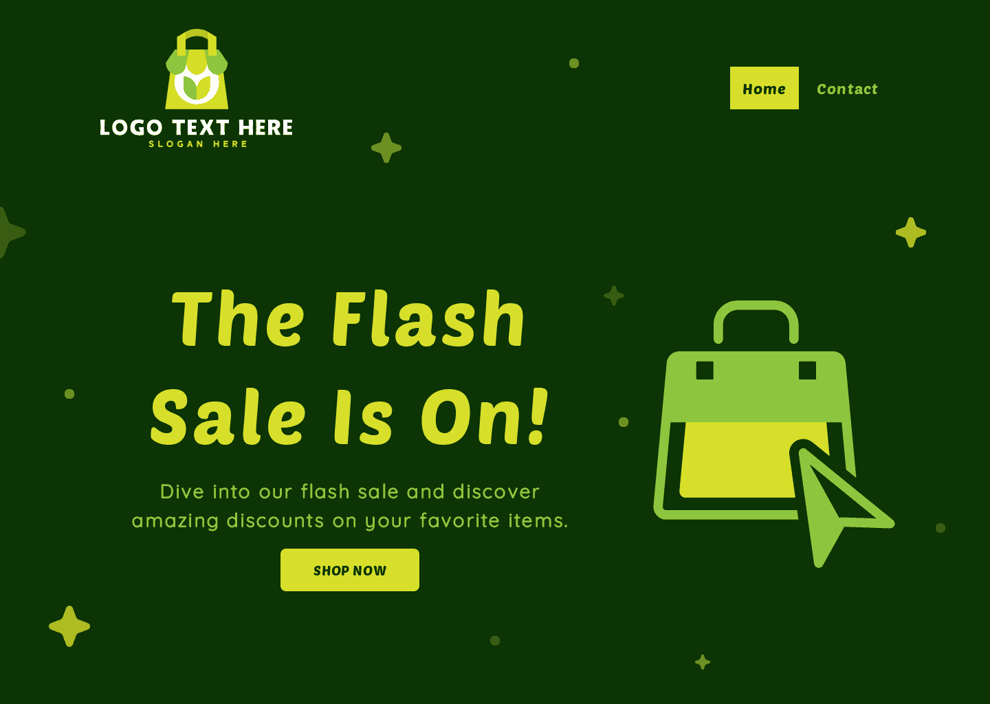Generic Flash Sale Website Preview