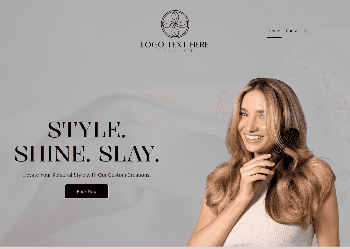 Hair Stylist Salon Website Preview