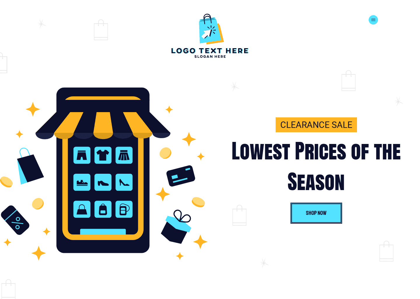 Store Clearance Sale Website Preview