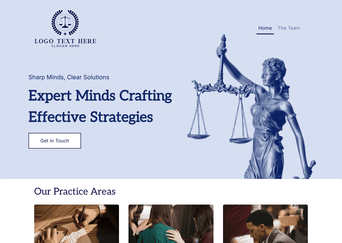 Trusted Legal Partner Website Preview