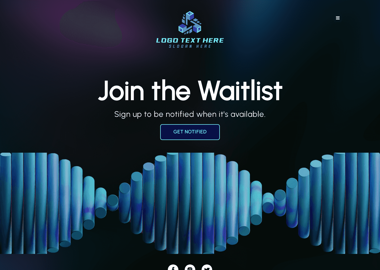 Digital Business Waitlist Website