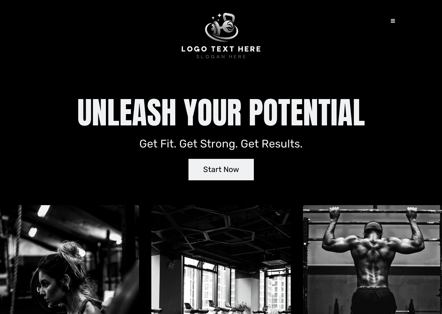 Fitness Trainer Website Preview