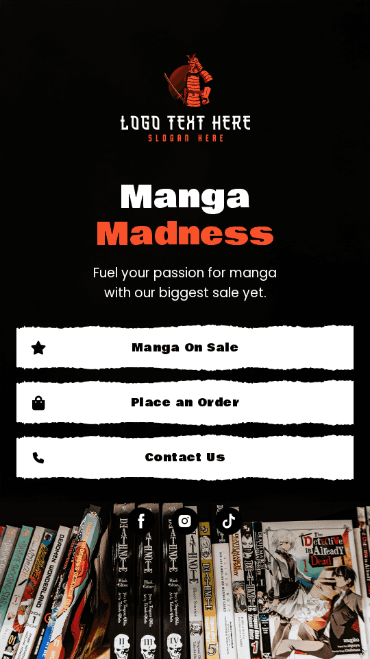 Manga Comics Shop Link in Bio Preview