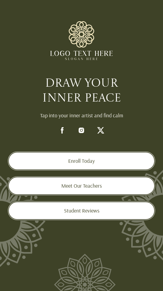 Mandala Artist Class Link in Bio Preview