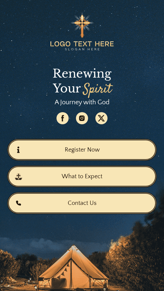 Church Ministry Retreat Link in Bio Preview