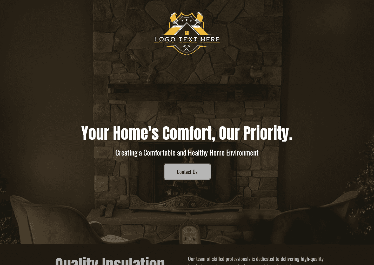 Thermal Insulation Handyman Website Preview