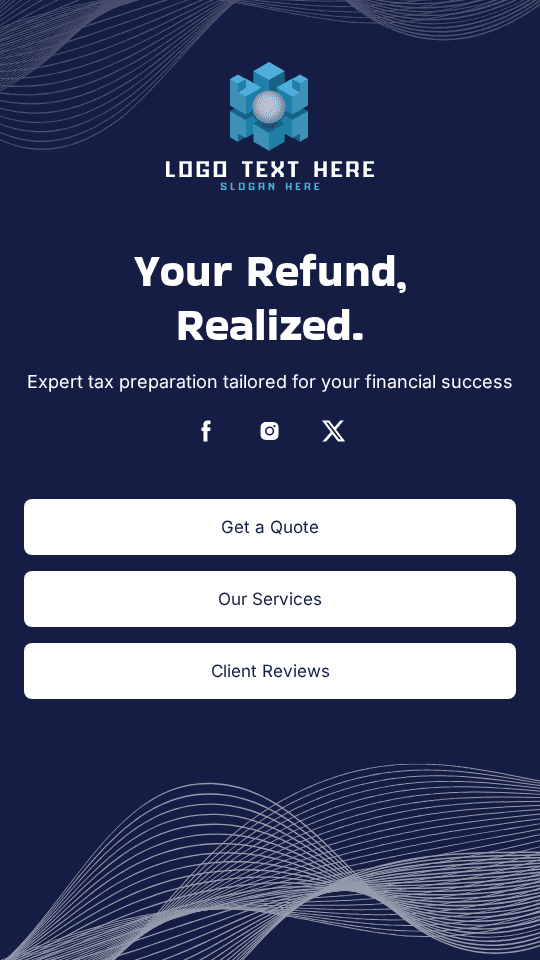 Income Tax Preparation Link in Bio Preview