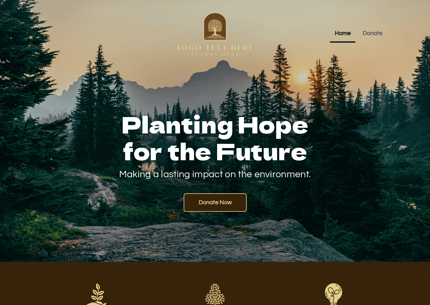 Forest Conservation Foundation Website Preview