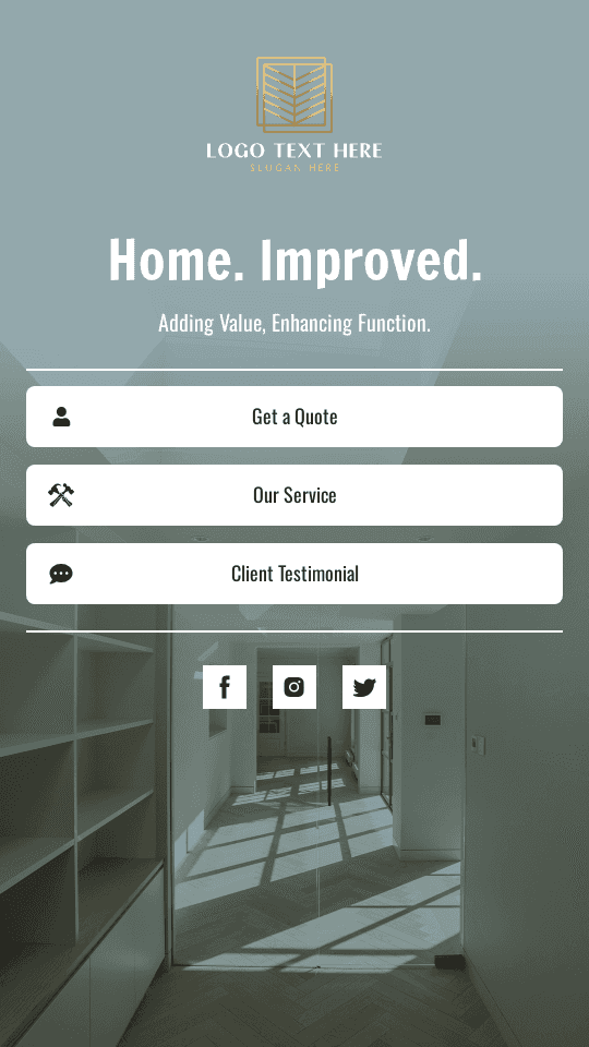 Home Renovation Repairman Link in Bio Preview