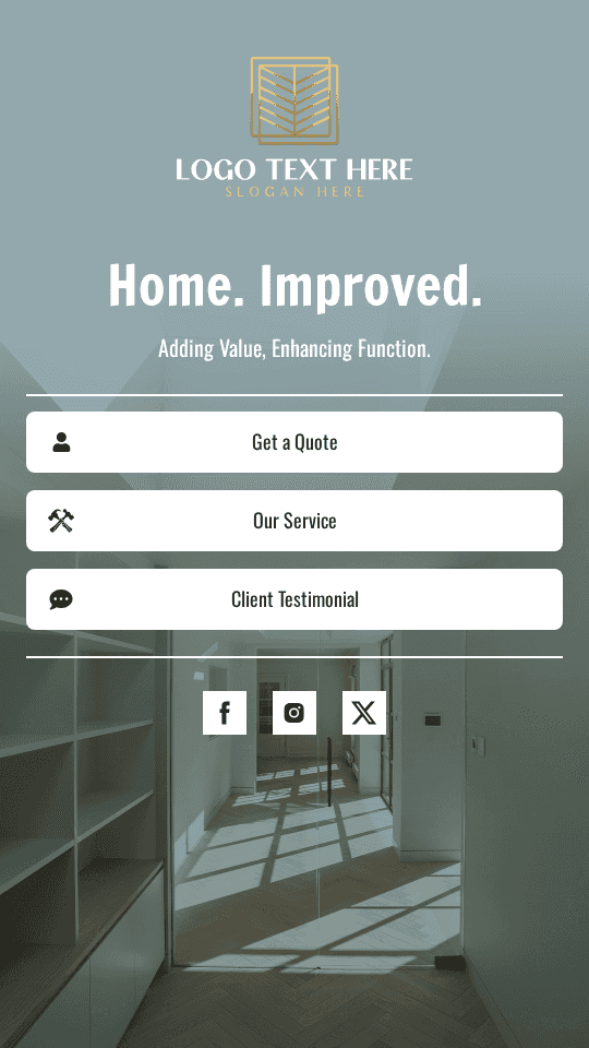 Home Renovation Repairman Link in Bio Preview