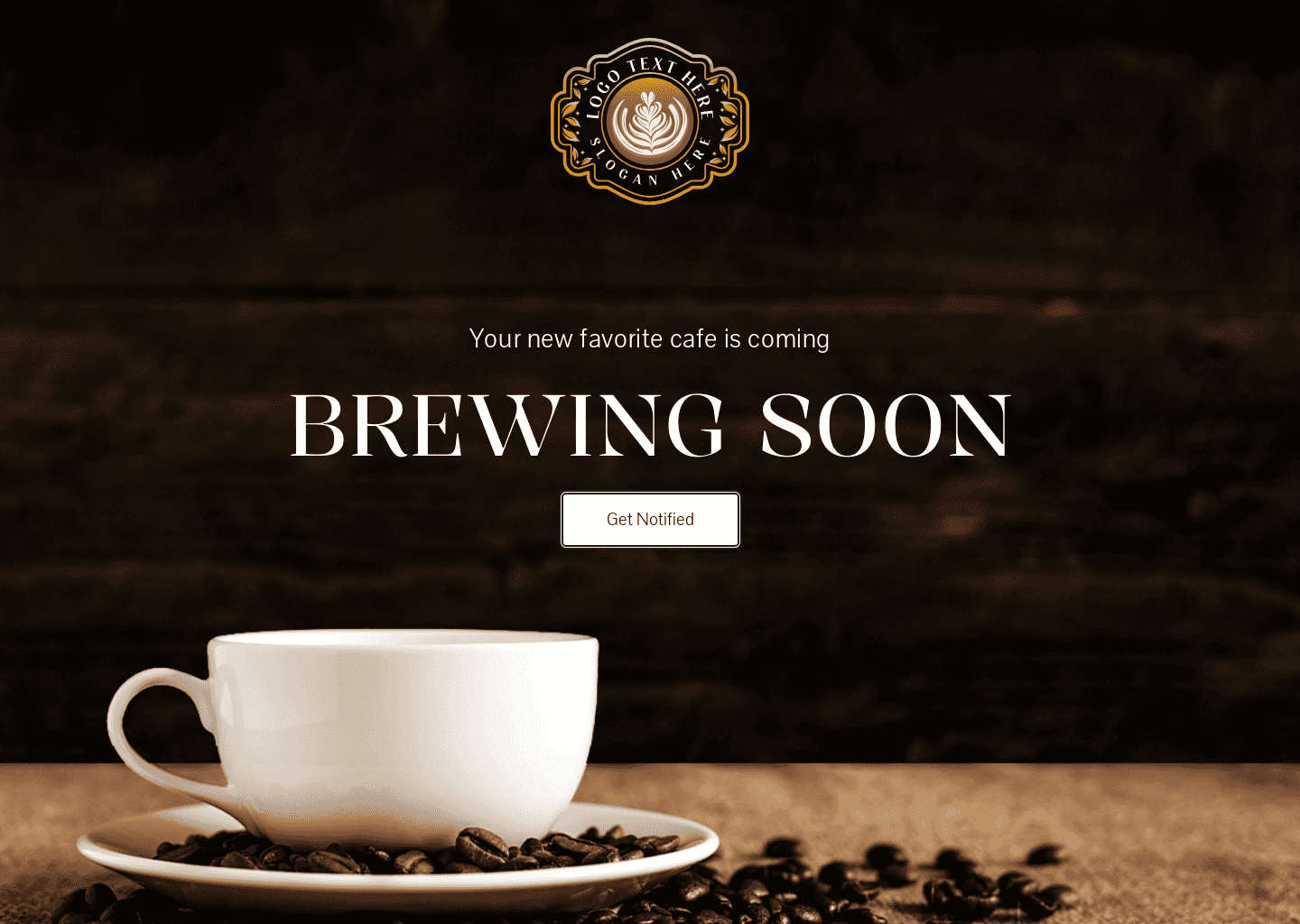 Coffee Shop Opening Website Preview