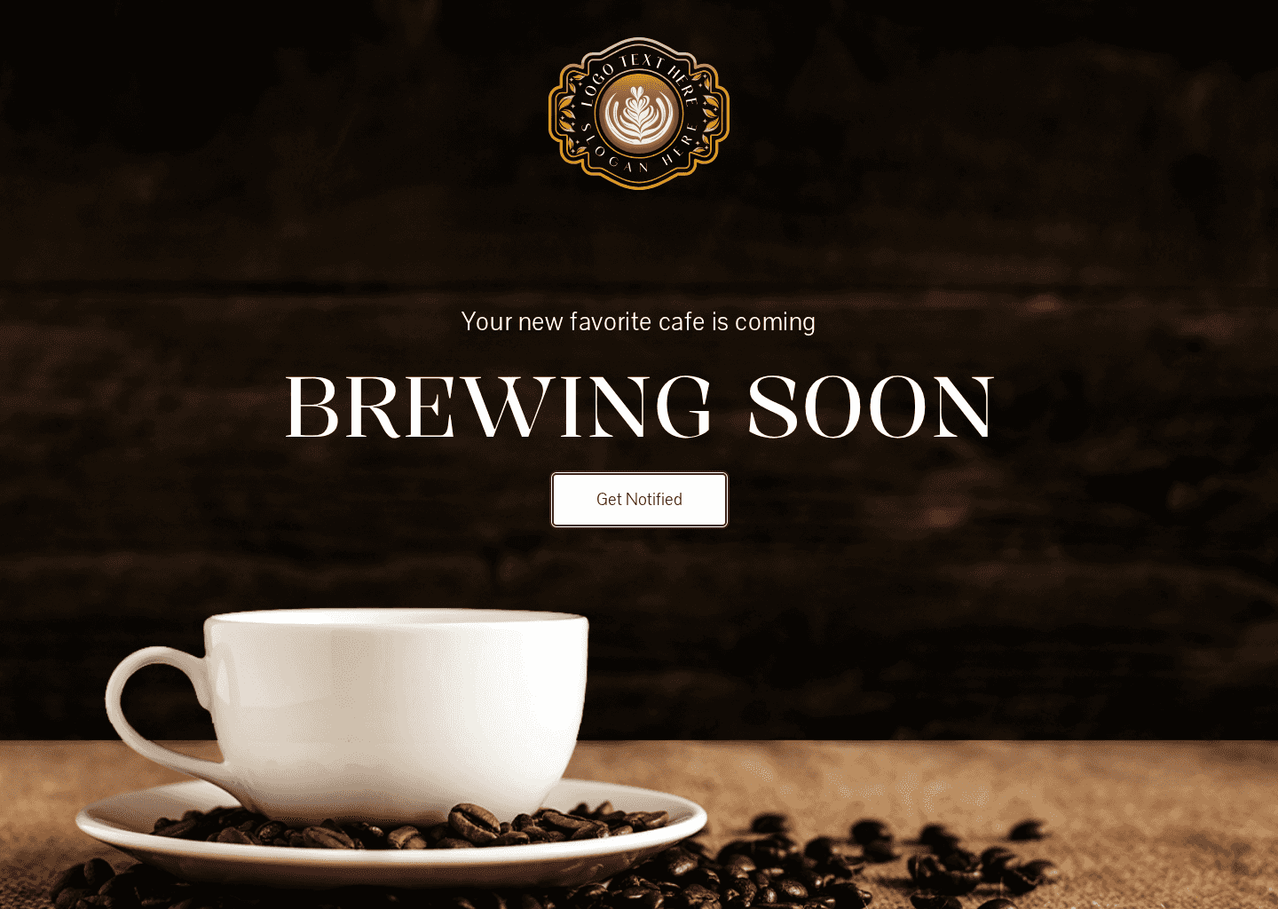 Coffee Shop Opening Website Preview