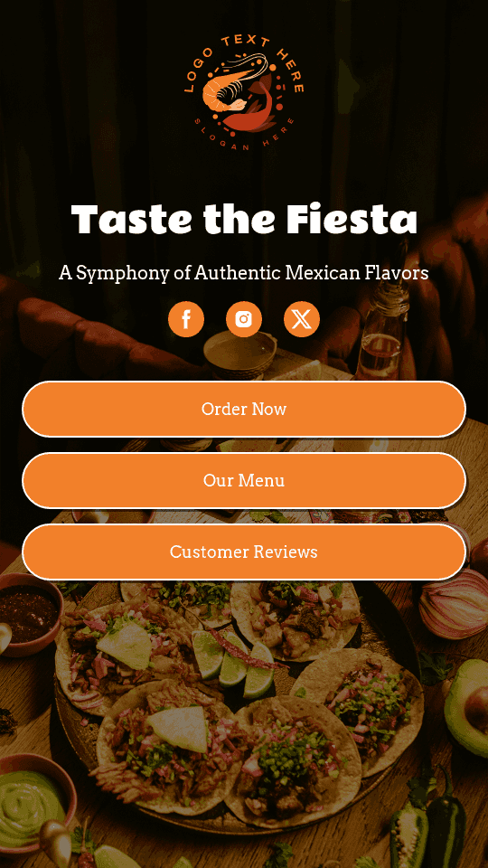 Mexican Food Bistro Link in Bio Preview