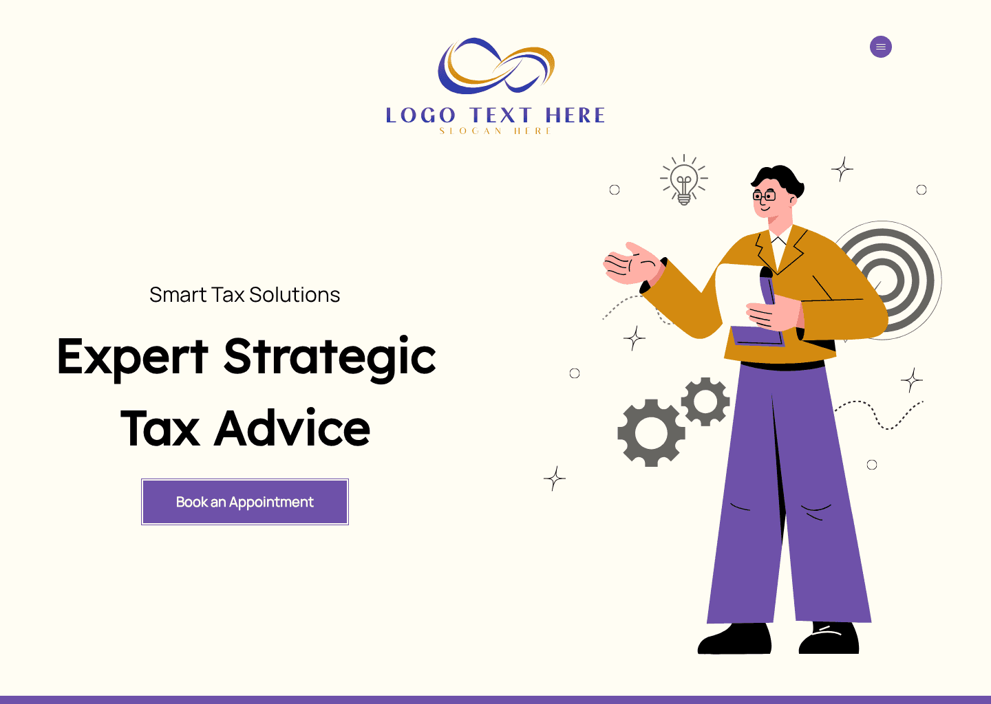Tax Consultant Agency Website