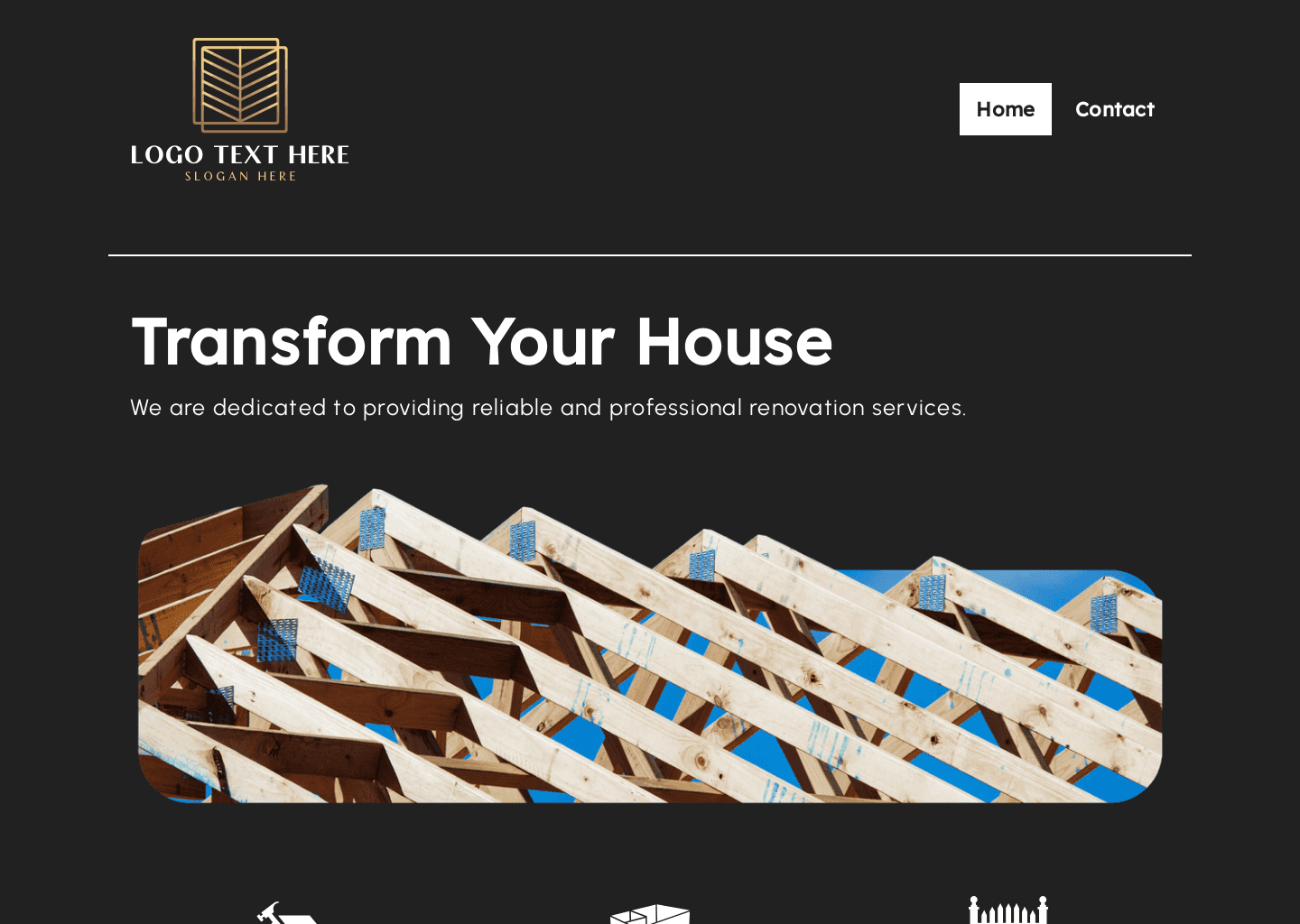Professional Home Renovation website design