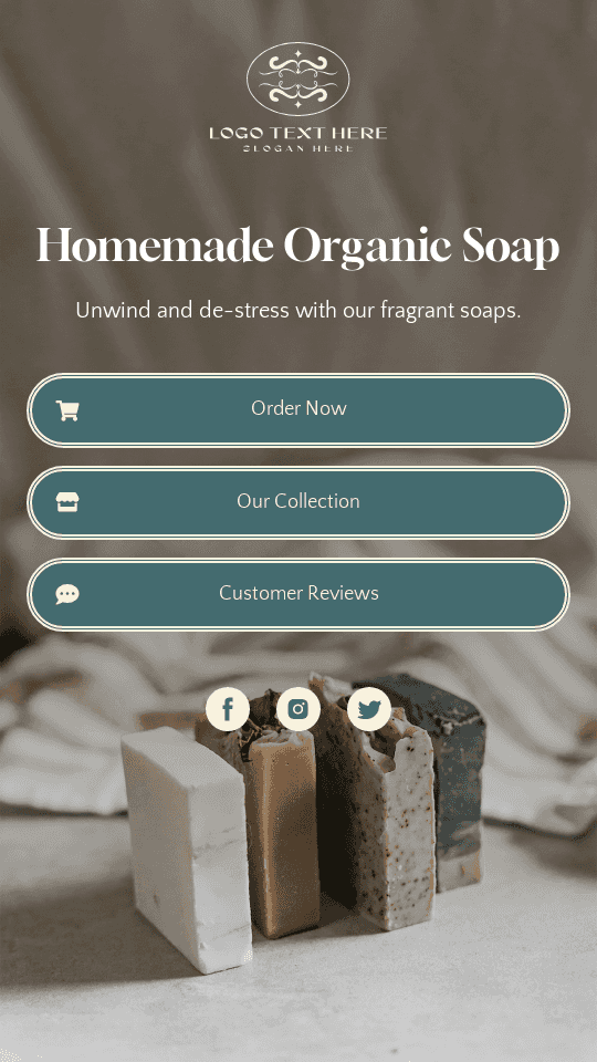 Homemade Organic Soap Link in Bio Preview
