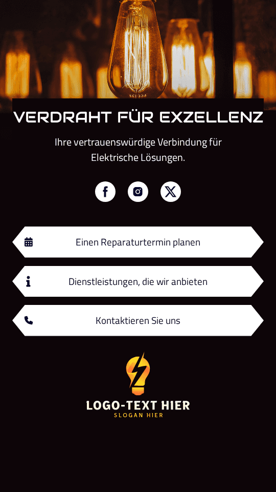 Elektrischer Reparaturservice Link in Bio
