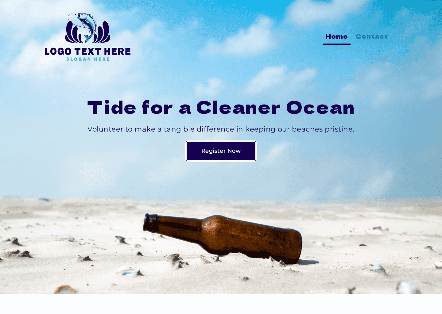 Beach Cleanup Drive Website
