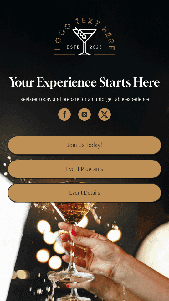 Generic Venture Event Link in Bio Preview