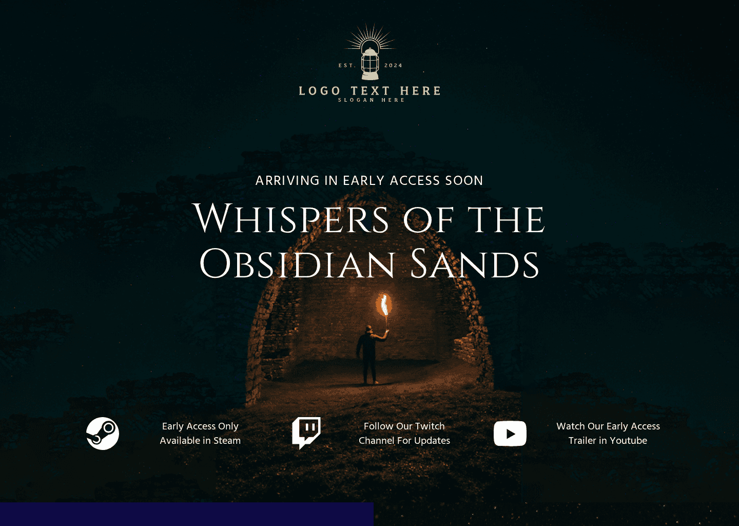 Video Game Launch Website Preview