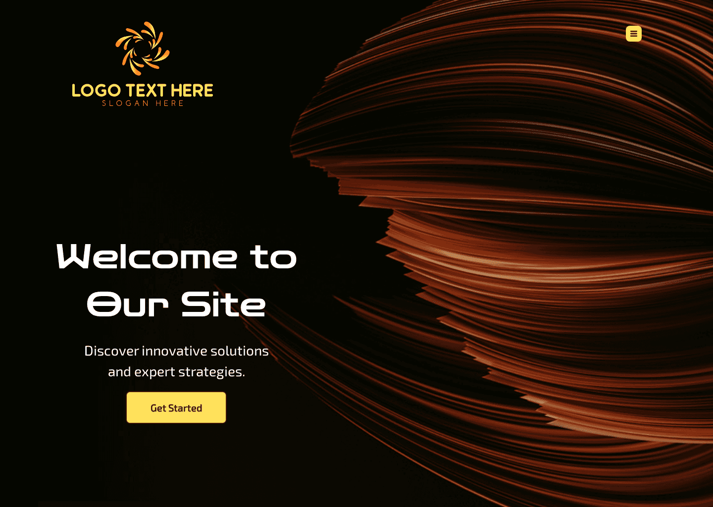 Simple Business Welcome Website Preview