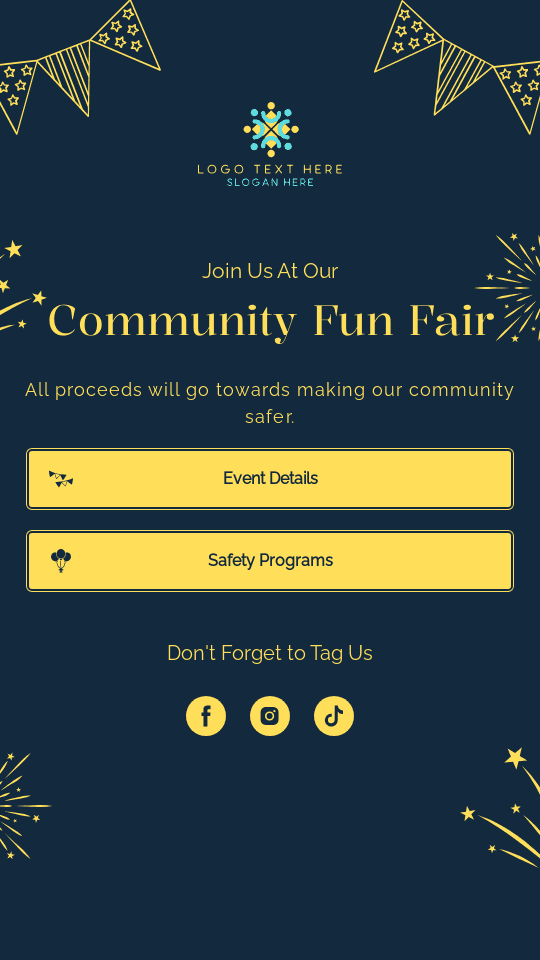 Community Fundraising Event Link in Bio