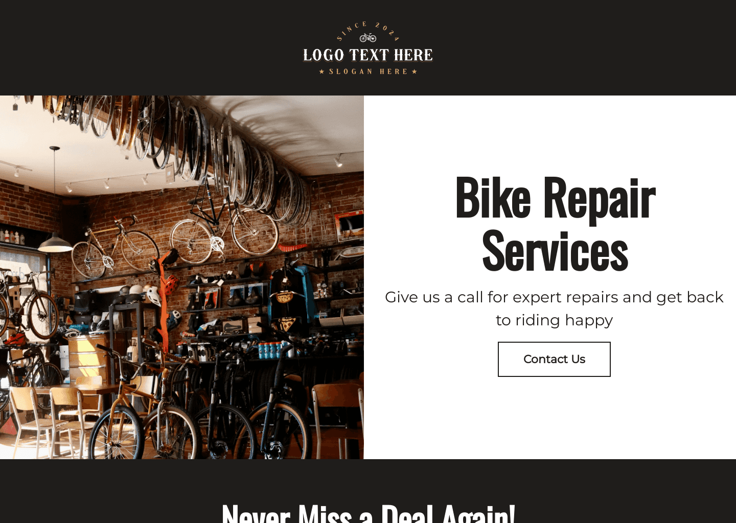 Bike Repair Services Website