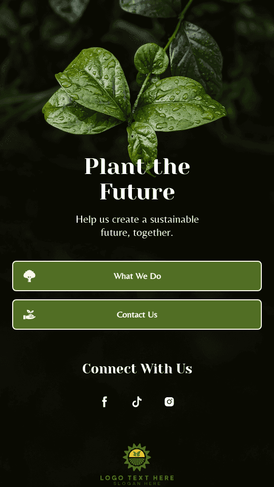 Tree Planting Activity Link in Bio Preview