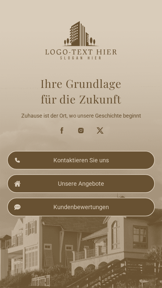 Immobilienentwicklung Link in Bio