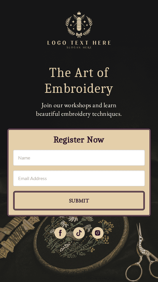 Hand Embroidery Workshop Link in Bio Preview