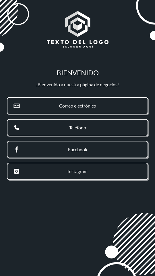 Círculo de Negocios Genérico Website
