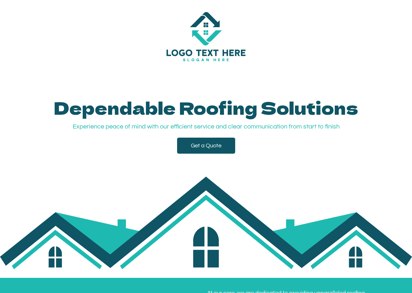 Home Roofing Repair Website Preview
