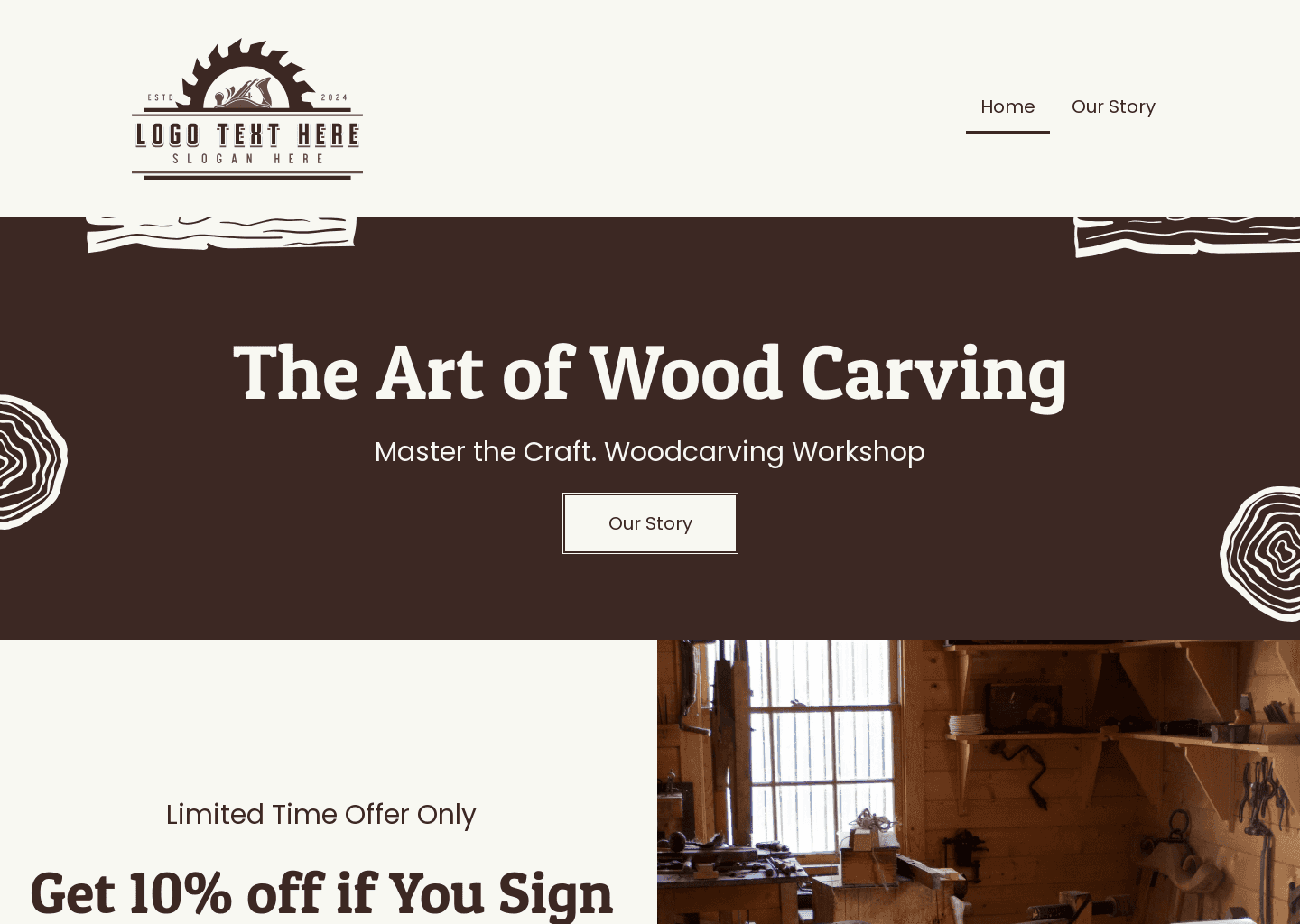 Wood Carving Class Website