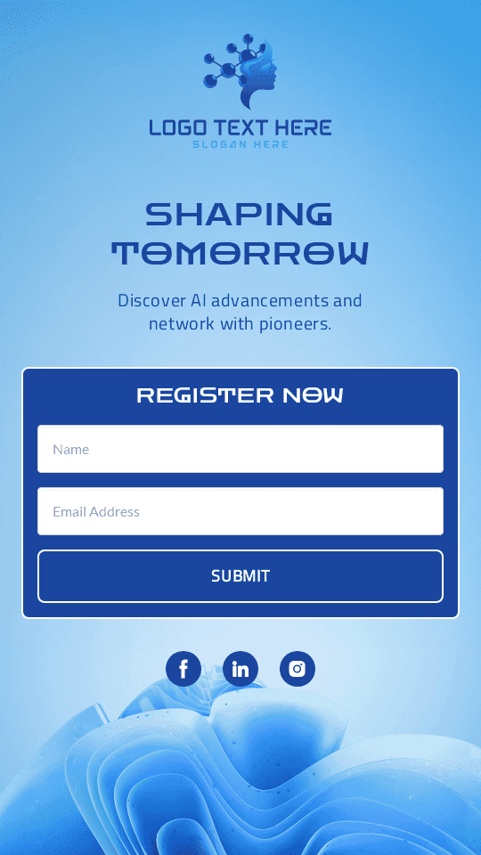 Tech Convention Invitation Link in Bio Preview