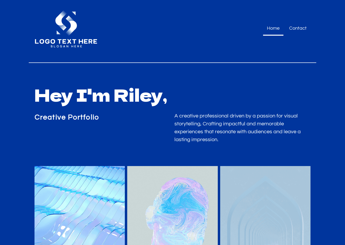 Creative Portfolio Website Preview