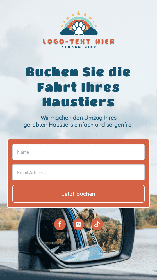 Haustiertransportbuchung Link in Bio