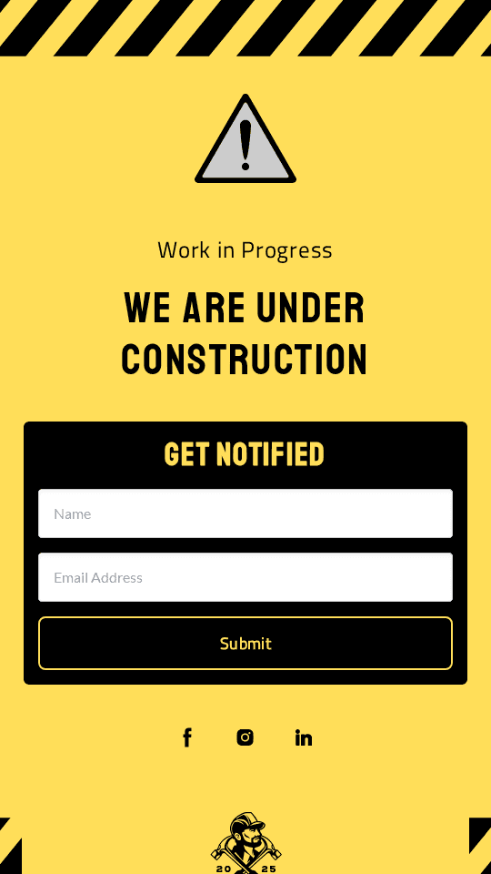 Generic Under Construction Link in Bio Preview