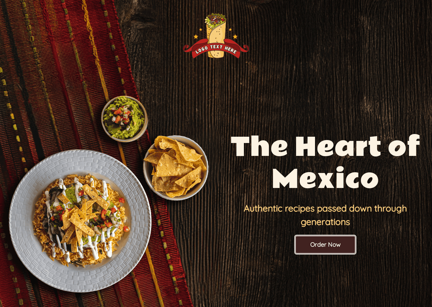 Authentic Mexican Eatery Website Preview