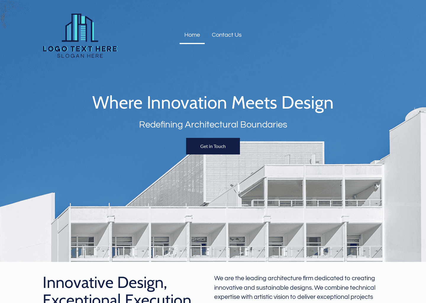 Architectural Consultation Firm Website Preview