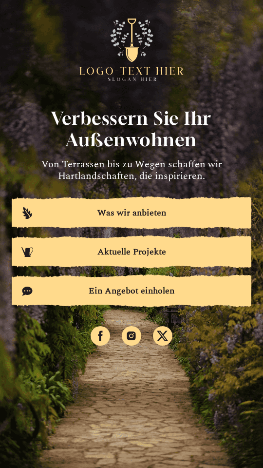 Garten-Hardscaping-Service Link in Bio