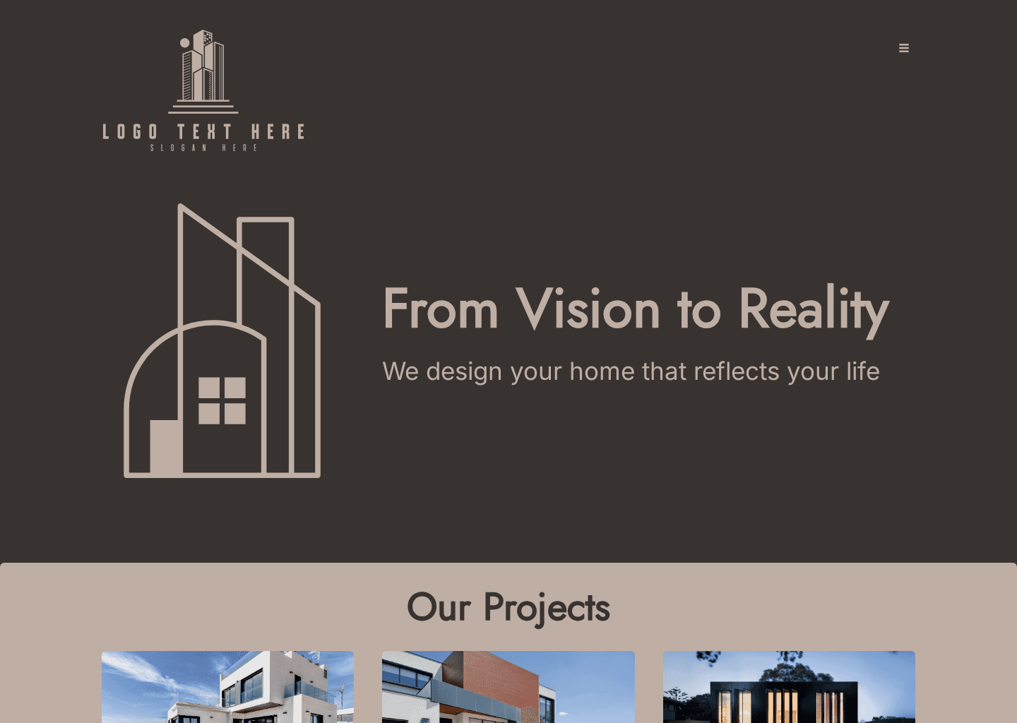 Building Home Architecture Website Preview