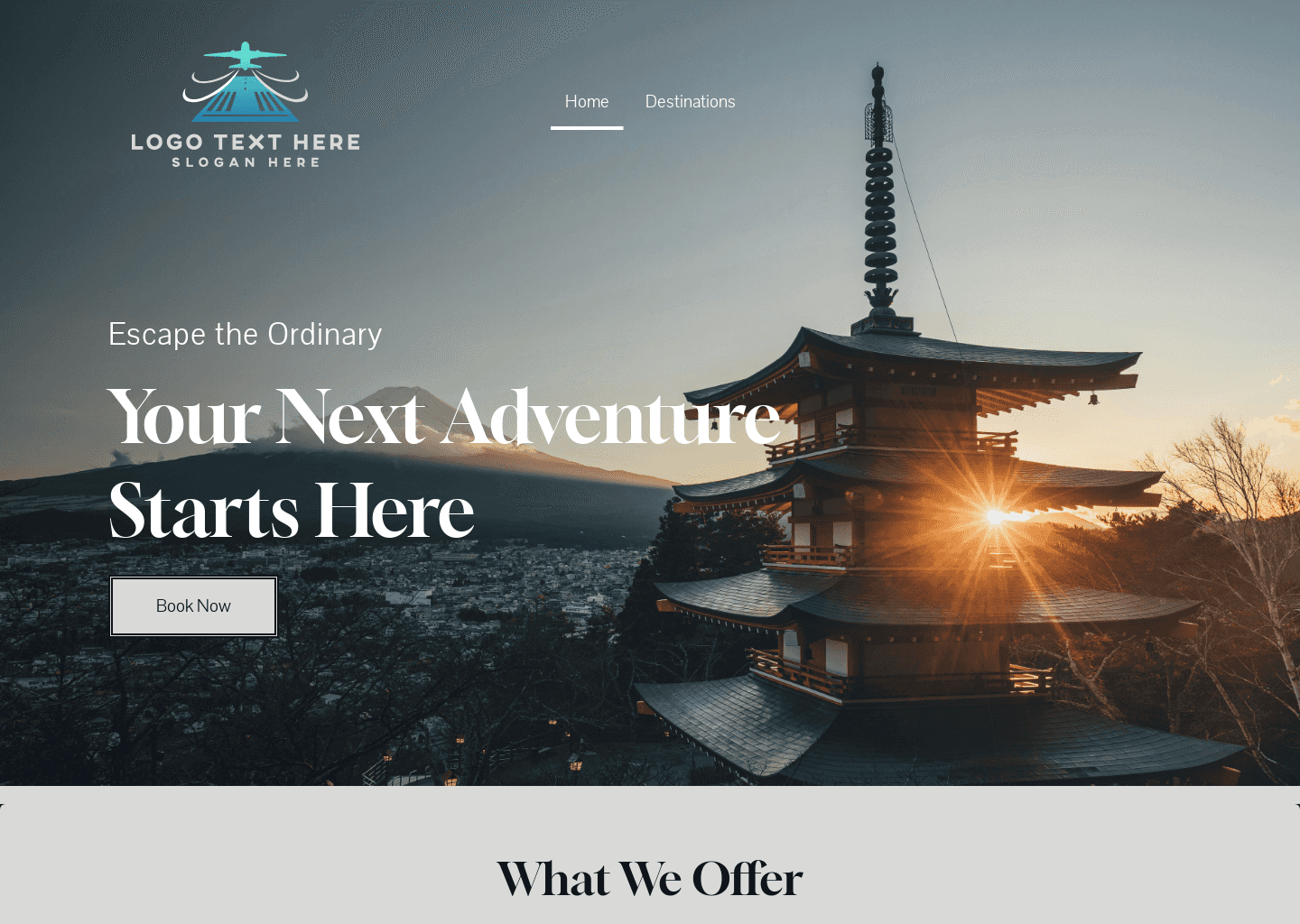 Travel Tour Agency Website