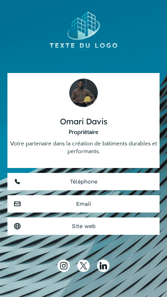 Entrepreneur Digital Business Card