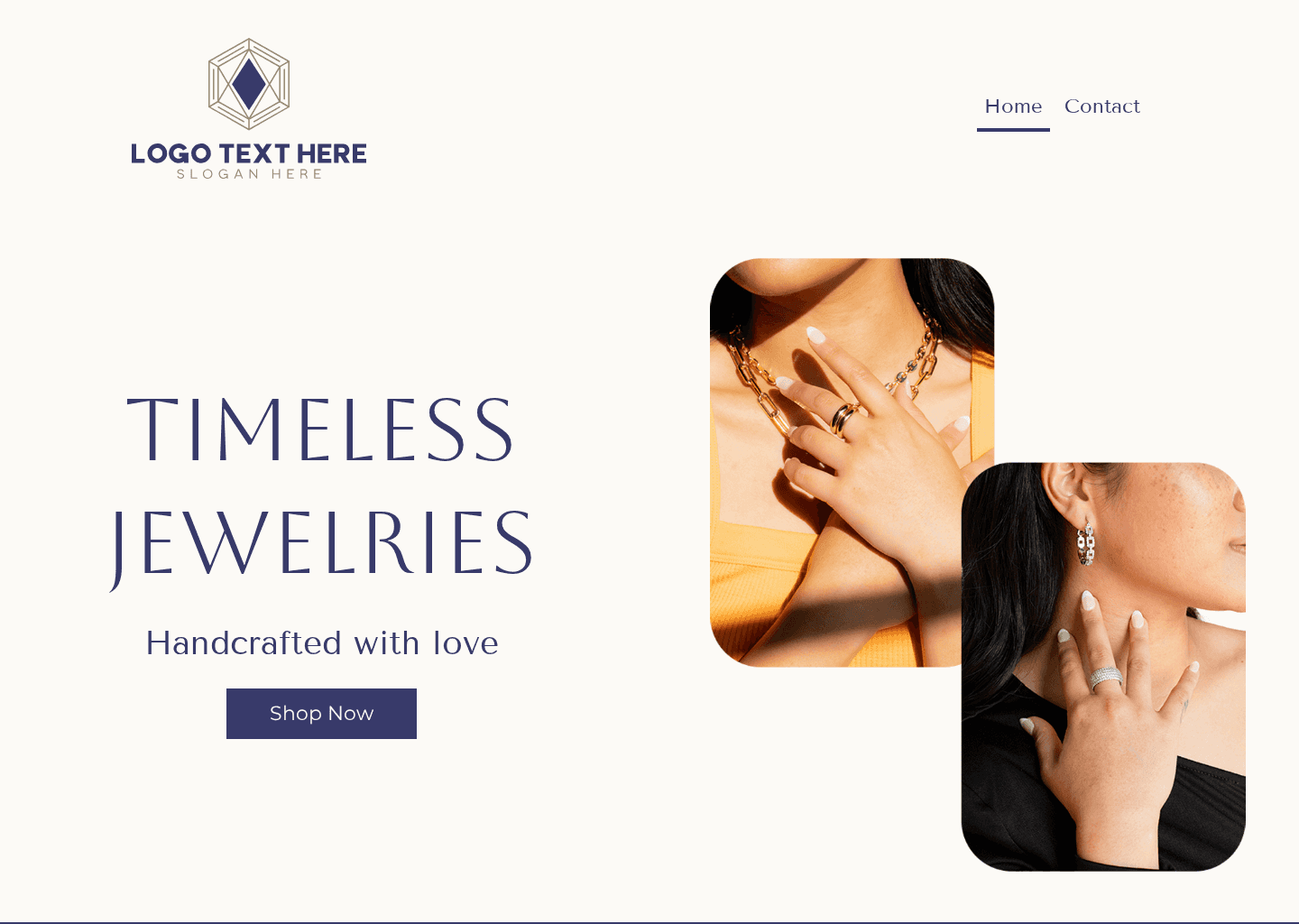 Elegant Jewelry Store Website Preview